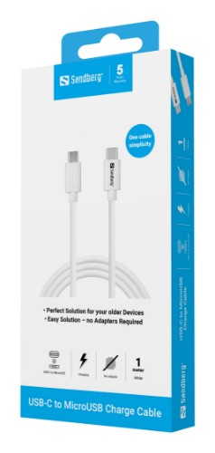 Sandberg USB-C>MicroUSB Charge Cable 1m