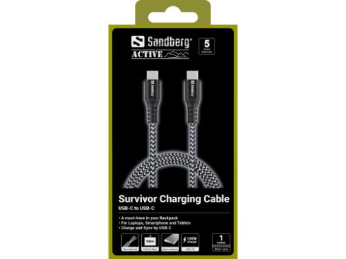Sandberg Survivor USB-C Cable 1M 100W