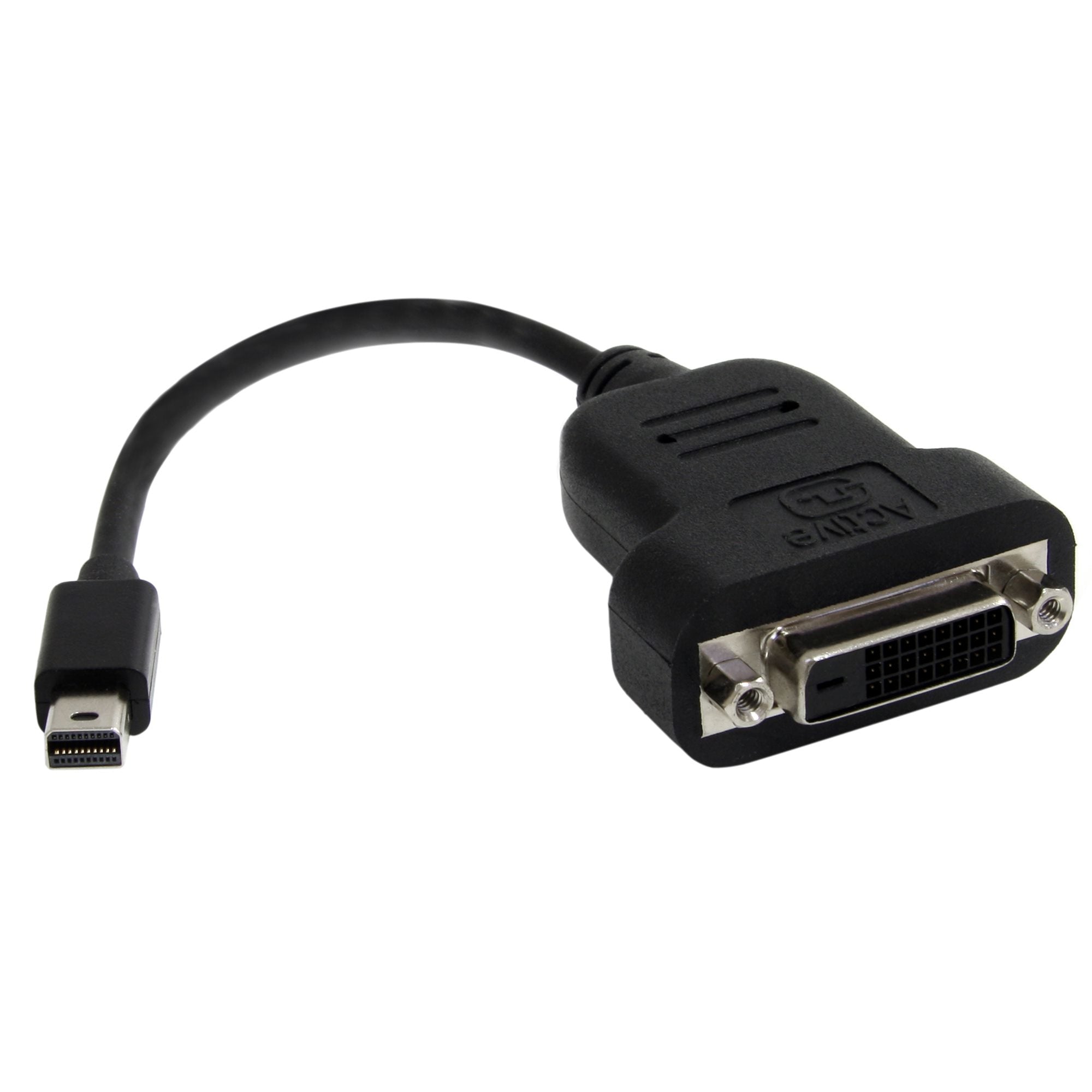 StarTech.com Mini DisplayPort to DVI Adapter - Active Mini DisplayPort to DVI-D Adapter Converter - 1080p Video - mDP or Thunderbolt 1/2 Mac/PC to DVI Monitor Dongle, mDP to DVI Single-Link