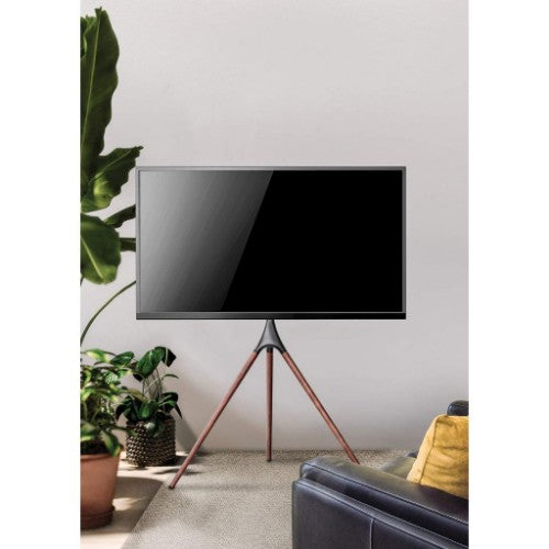 Manhattan Tripod Floor Mount for TV & Monitors, Stand Assembly, For screens: 37" to 65", VESA compatability: all between 200x200 to 600x400mm - check the dimensions of the four mounting holes on back of screen to ensure it fits, Max 32kg, Black, LFD, Brac