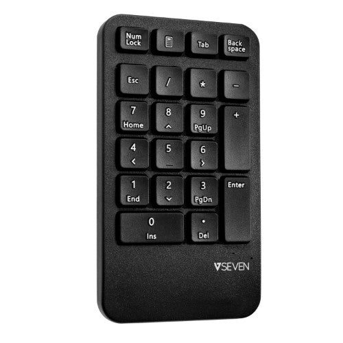V7 Ergonomic Wireless Keyboard, Mouse, and Keypad Combo