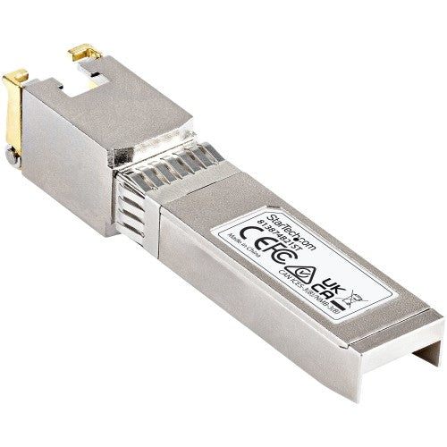 StarTech.com HPE 813874-B21 Compatible SFP+ Module - 10GBASE-T - SFP to RJ45 Cat6/Cat5e - 10GE Gigabit Ethernet SFP+ - RJ-45 30m - HPE BladeSystem, c-Class