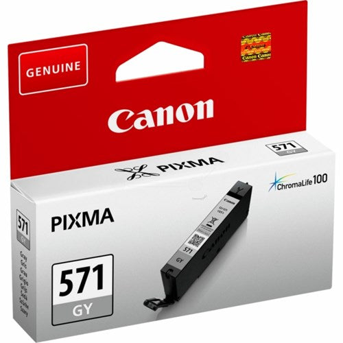 Canon 0389C001/CLI-571GY Ink cartridge gray, 780 pages ISO/IEC 24711 125 Photos 7ml for Canon Pixma MG 7750
