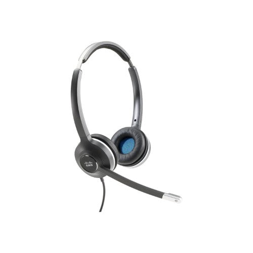 Cisco Headset 532, Wired Dual On-Ear Quick Disconnect Headset with USB-A Adapter, Charcoal, 2-Year Limited Liability Warranty (CP-HS-W-532-USBA=)