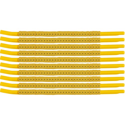 Brady SCNG-18-PLUS cable marker Black, Yellow Nylon 300 pc(s)