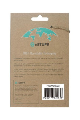 eSTUFF ES67120003 mobile phone case 15.5 cm (6.1") Cover Black