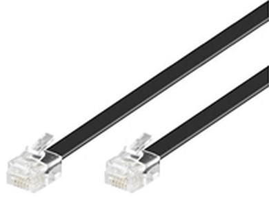 Microconnect MPK110B telephone cable 10 m Black