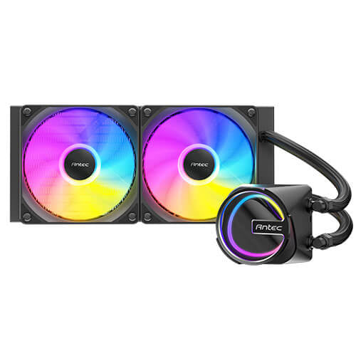 Antec Skeleton 240 Processor All-in-one liquid cooler 12 cm Black