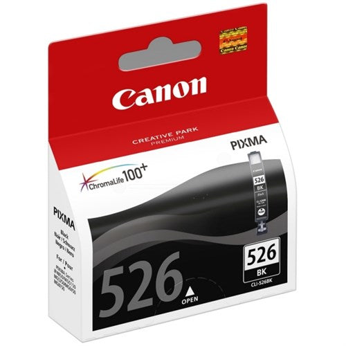 Canon 4540B001/CLI-526BK Ink cartridge black, 2.19K pages ISO/IEC 24711 555 Photos 9ml for Canon Pixma IP 4850/MG 5350/MG 6150/MG 6250/MX 885