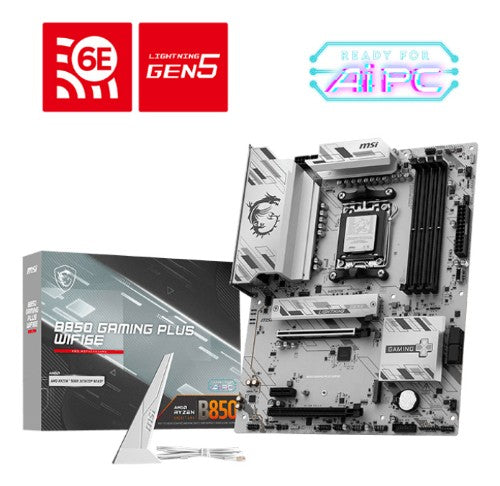 MSI B850 GAMING PLUS WIFI6E motherboard AMD B850 Socket AM5 ATX