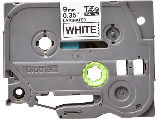 Brother TZE-221 DirectLabel black on white Laminat 9mm x 8m for Brother P-Touch TZ 3.5-18mm/6-12mm/6-18mm/6-24mm/6-36mm