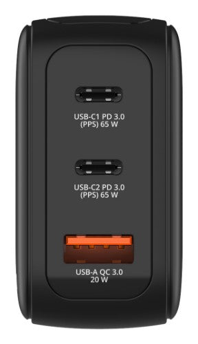 Verbatim Mini GaN Charger 65W with Display