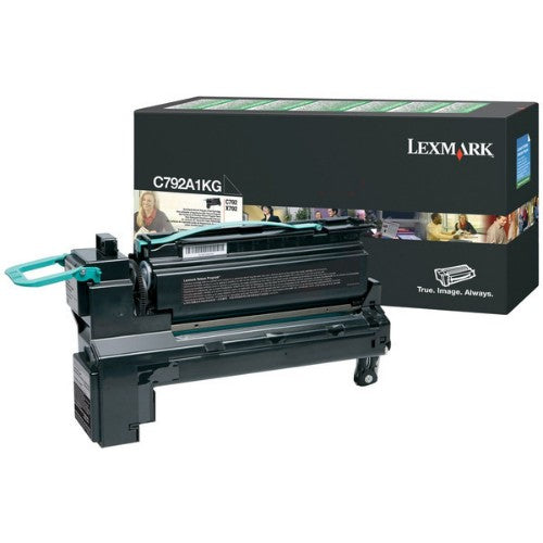 Lexmark C792A1KG Toner cartridge black return program, 6K pages ISO/IEC 19798 for Lexmark C 792/X 792