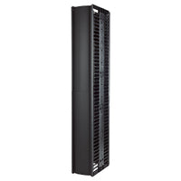 APC Valueline, Vertical Cable Manager for 2 & 4 Post Racks, 84"H X 12"W, Double-Sided with Doors