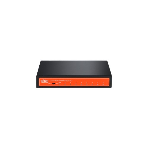 Wi-Tek WI-SG108 network switch Unmanaged Gigabit Ethernet (10/100/1000) Black, Orange