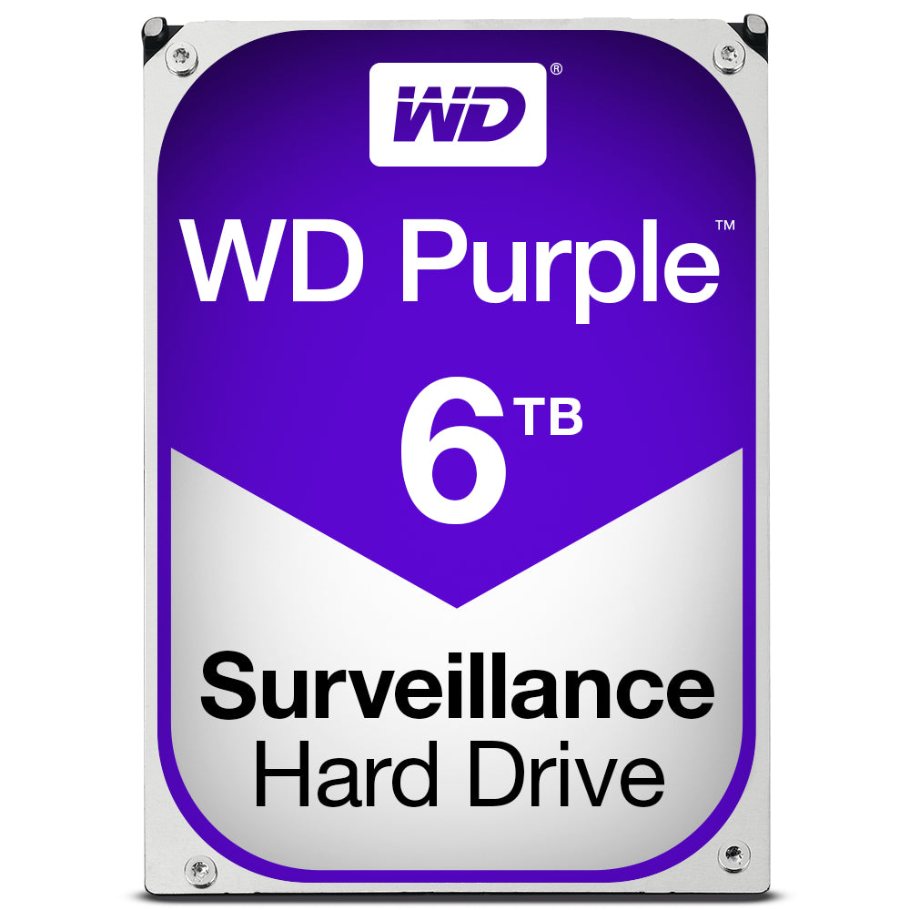 Western Digital Purple internal hard drive 6 TB 5400 RPM 64 MB 3.5" Serial ATA III