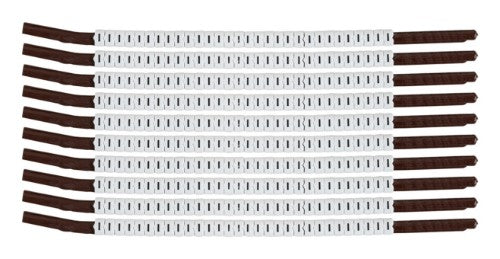 Brady SCN-15-I cable marker Black, White Nylon 300 pc(s)