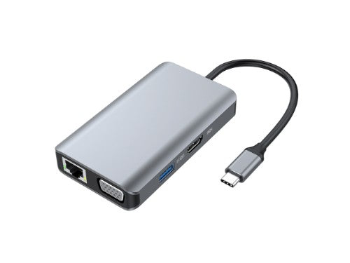 Conceptronic DONN21G laptop dock/port replicator Wired USB 3.2 Gen 1 (3.1 Gen 1) Type-C Grey