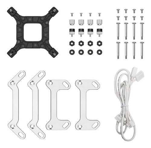 DeepCool LM240 WH Processor Liquid cooling kit 12 cm White 1 pc(s)