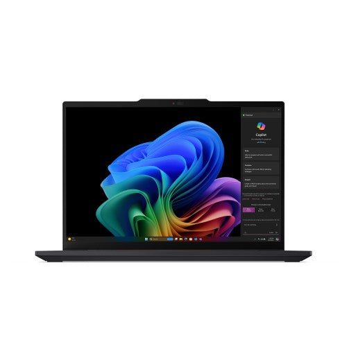 Lenovo ThinkPad T14s Gen 6 (Snapdragon) Copilot+ PC X1P-42-100 Laptop 35.6 cm (14") WUXGA 16 GB LPDDR5x-SDRAM 512 GB SSD Wi-Fi 7 (802.11be) Windows 11 Pro UK English Black