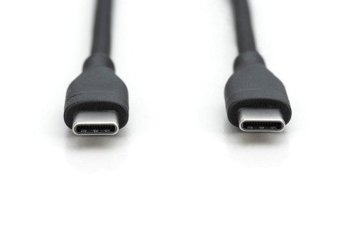 Digitus USB-C silicone connection cable, 1m, black