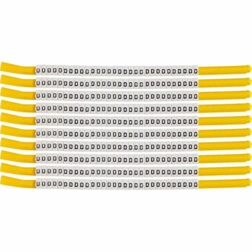 Brady SCN-18-D cable marker Black, White Nylon 300 pc(s)