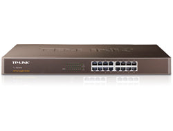 TP-Link TL-SG1016 network switch Unmanaged Gigabit Ethernet (10/100/1000) 1U Black