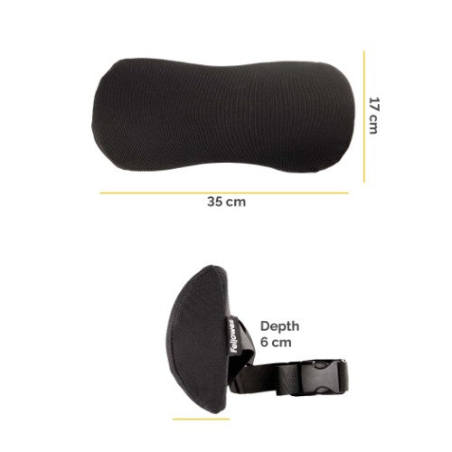 Fellowes Back Support for Office Chair Breyta Lumbar Cushion