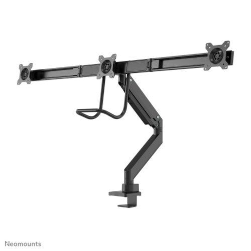 Neomounts NM-D775DX3BLACK Monitor arm 17-27" - gas spring - Topfix - 180°-stop