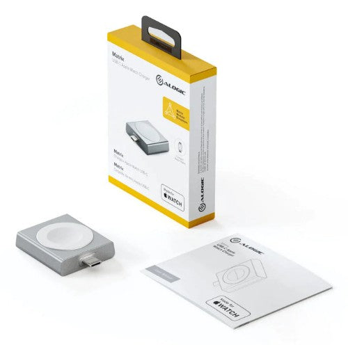 ALOGIC MAGAWC mobile device charger Smartwatch White USB Wireless charging Fast charging Indoor