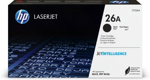 HP CF226A/26A Toner cartridge, 3.1K pages ISO/IEC 19752 for HP LaserJet M 402/e