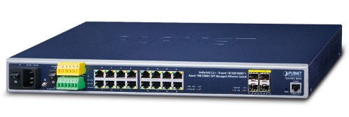PLANET IGS-5225-16T4S network switch Managed L2+ Gigabit Ethernet (10/100/1000) 1U Blue