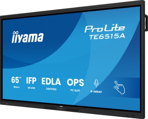 iiyama 65” 4K UHD Google EDLA Certified IFP Interactive Display – Where Design Meets Performance