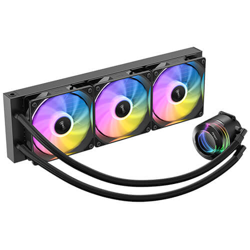 Antec Vortex Lum 360 ARGB Processor Liquid cooling kit 12 cm Black