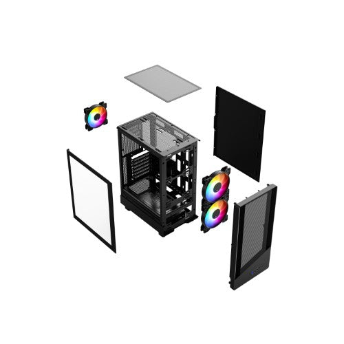 VIDA SPIRE ATX BLACK GAMING CASE Desktop