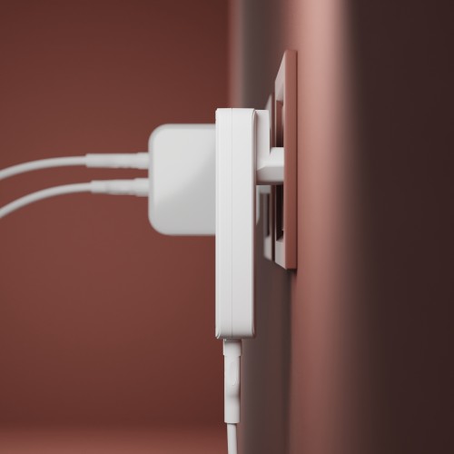 dbramante1928 Pro - EU/US Slim Charger - USB-C 65W+USB-A 30W - W