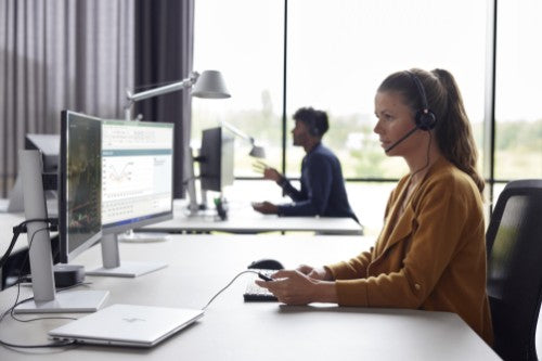 HP Poly EncorePro 520D with Quick Disconnect Binaural Digital Headset TAA