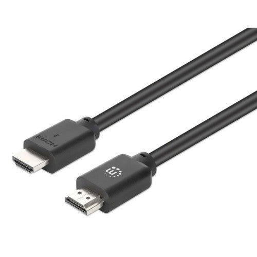 Manhattan HDMI 4K@60Hz Cable with Ethernet, 7.5m, Suitable for ALL 4K & 1080p/HD uses - when upgrading now or have it ready for when you need it, Male to Male, Black, Ultra HD 4k x 2k, Lifetime Warranty, Premium High Speed