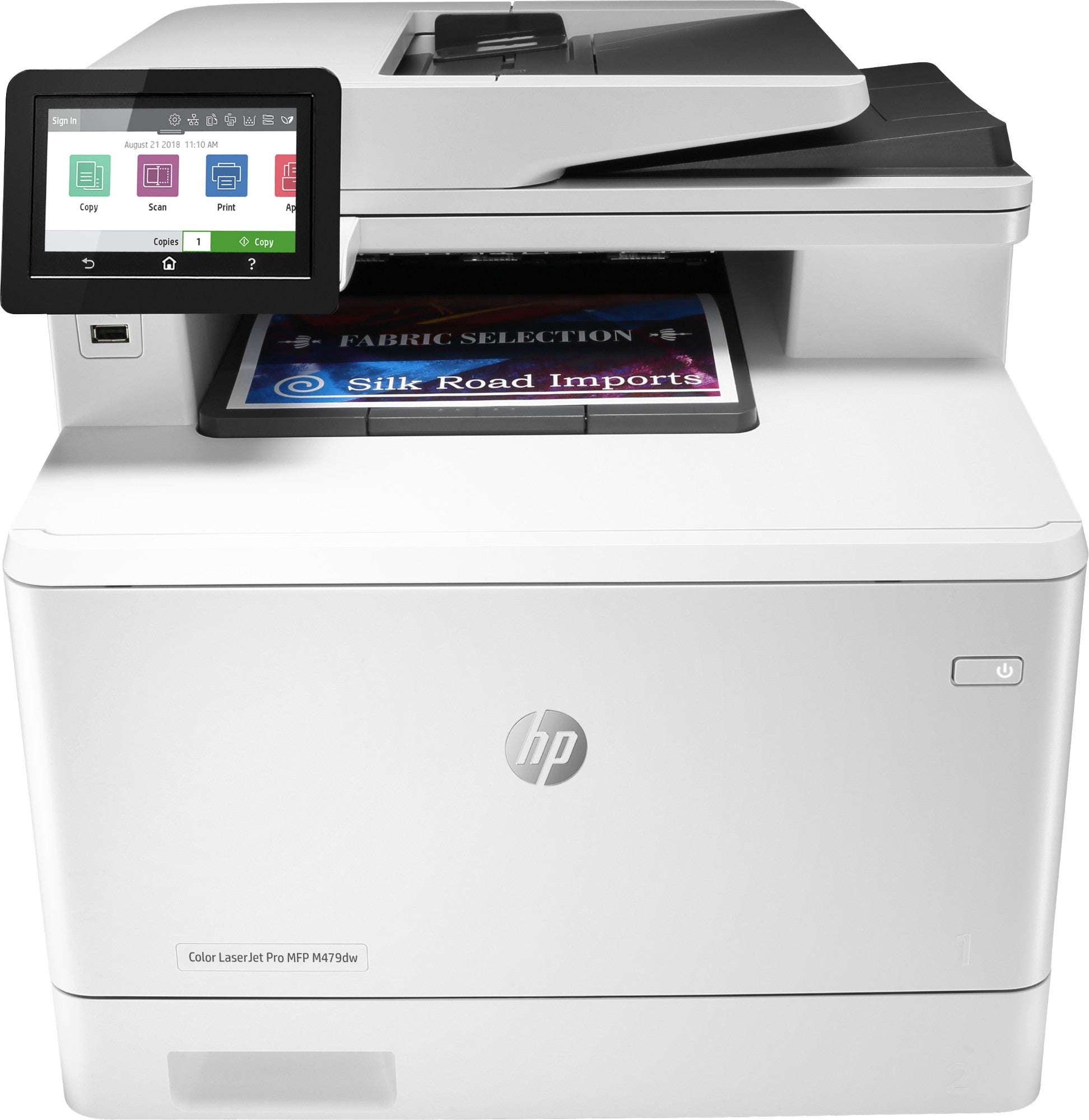 HP Color LaserJet Pro MFP M479dw, Print, copy, scan, email, Two-sided printing; Scan to email/PDF; 50-sheet ADF