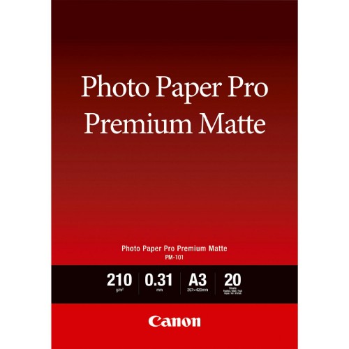 Canon PM-101 Premium Matte Photo Paper A3 - 20 Sheets
