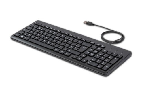 HP 150 Wired keyboard Universal USB AZERTY Belgian Black