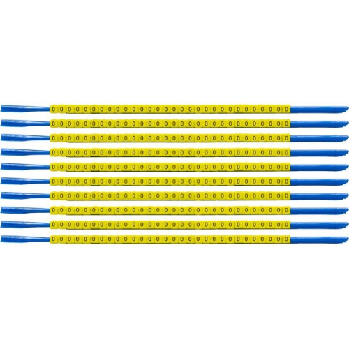 Brady SCNG-07-0 cable marker Black, Yellow Nylon 300 pc(s)