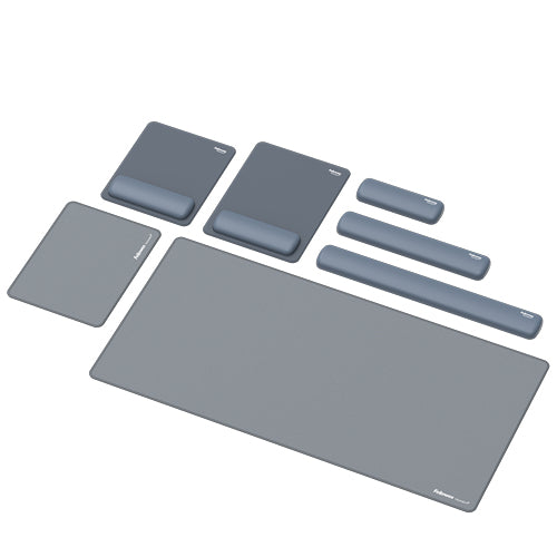 Fellowes Wrist Rest Breyta Palm Rest with Antibacterial Protection Ergonomic Wrist Support Marine