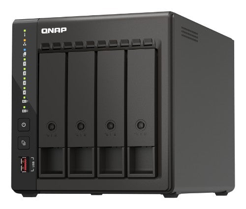 QNAP TS-453E NAS Tower Intel® Celeron® J6412 8 GB 0 TB QNAP QTS Black