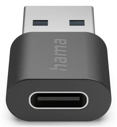 Hama 00200357 cable gender changer USB-A USB-C Black