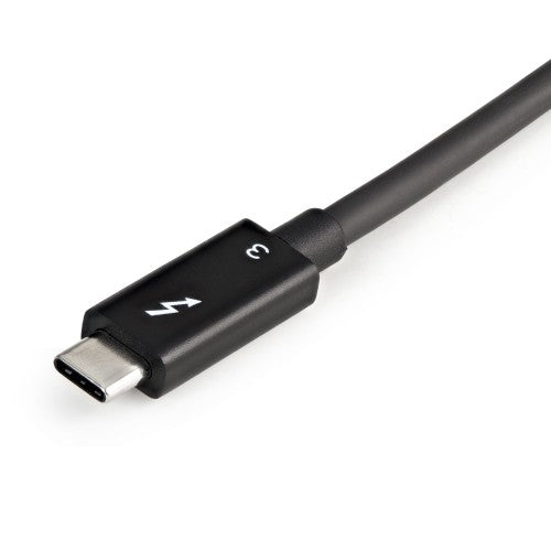StarTech.com Thunderbolt to Dual DisplayPort Adapter DP 1.4, Dual 4K 60Hz or Single 8K/5K Thunderbolt to DP Converter, 2x DisplayPort Monitor Video Display Adapter - Mac & Windows