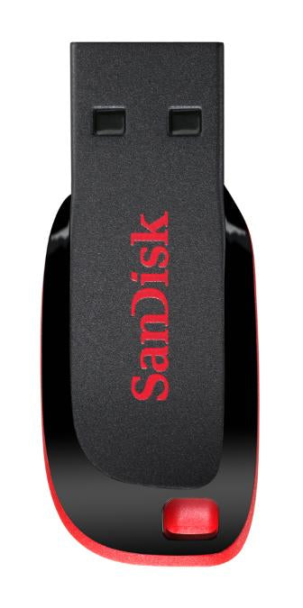 SanDisk Cruzer Blade USB flash drive 128 GB USB Type-A 2.0 Black, Red