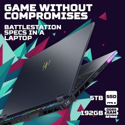 Acer Predator Helios 18 AI (PH18-73) Intel Ultra 9, 192GB, 5TB SSD, RTX5090, 18" WQUXGA, Windows 11 Gaming Notebook
