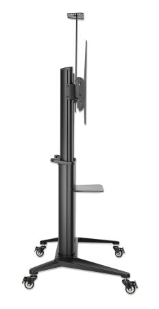 Manhattan Trolley Mount Stand for TV & Monitors, For screens: 70" to 120", VESA compatability: all between 200x200 to 1000x600mm - check the dimensions of the four mounting holes on back of screen to ensure it fits, Max 140kg, Height adjustable 1250 to 16