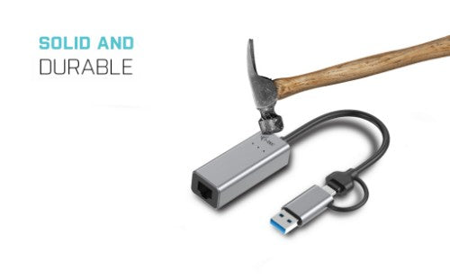 i-tec Metal USB-C/USB-A 2.5Gbps Ethernet Adapter